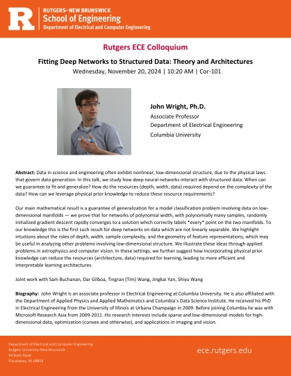John Wright Colloquium