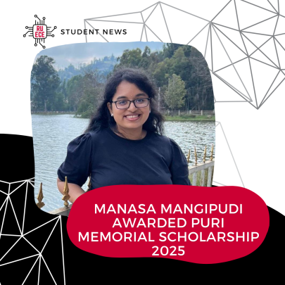Puri Memorial Scholarship 2025 - Manasa Mangipudi